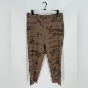 Cos x Yeboah Tailored Wool Blend Butterfly Printed Men Trousers
